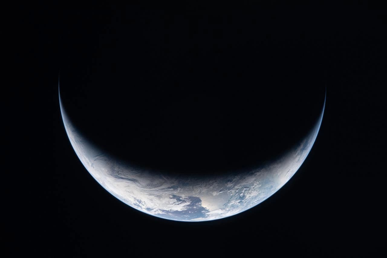 Image showing the earth in shadow