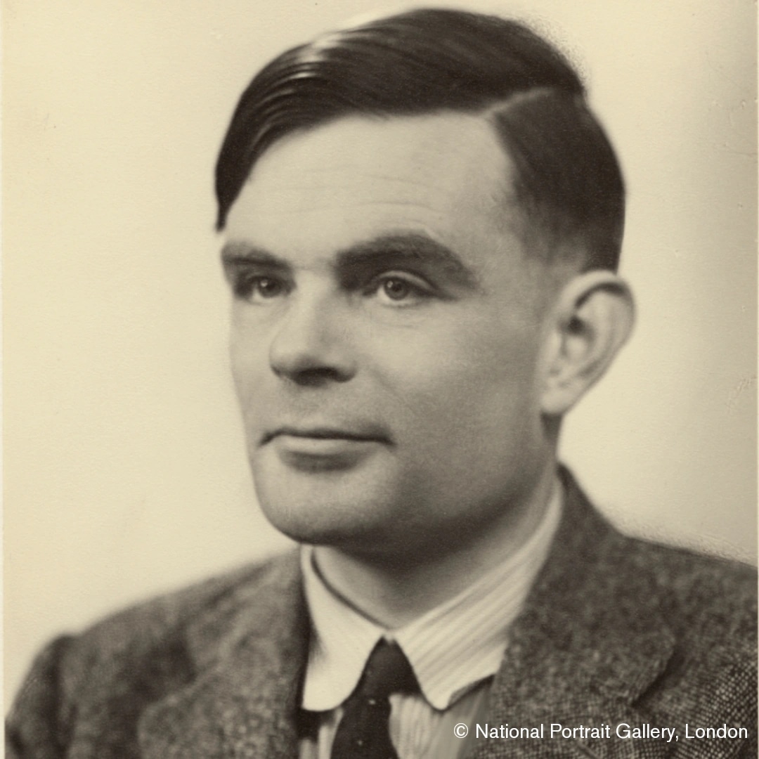 Portrait of Alan Turing by Elliott & Fry © National Portrait Gallery, London