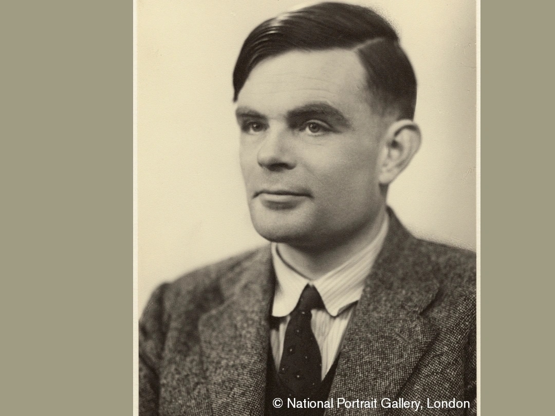 Portrait of Alan Turing by Elliott & Fry © National Portrait Gallery, London