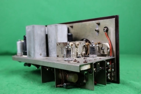 Rear view of Mark IX showing the valve technology used at the time